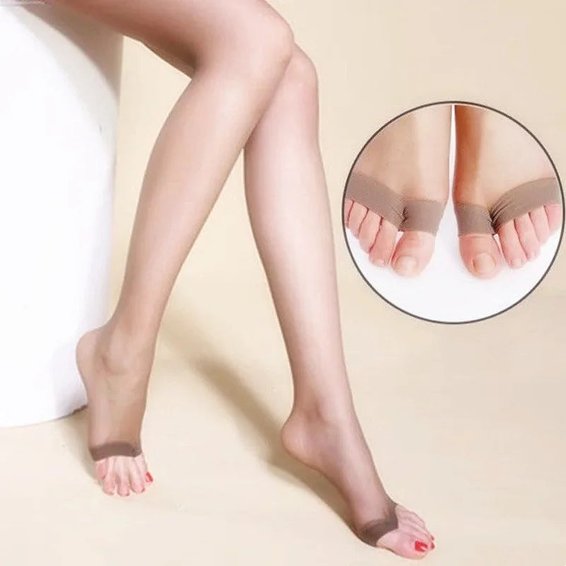 Sexy Women Tights Pantyhose Toeless Summer Seamless Nylon Pantyhose Thigh High Stockings Elastic Breathable Black Tights Women