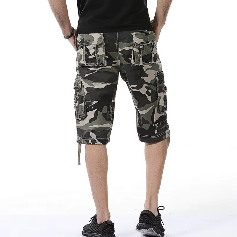 2024 Summer Military Camo Cargo Shorts Fashion Camouflage Multi-Pocket Homme Army Casual Shorts Bermudas Masculina plus Size 40