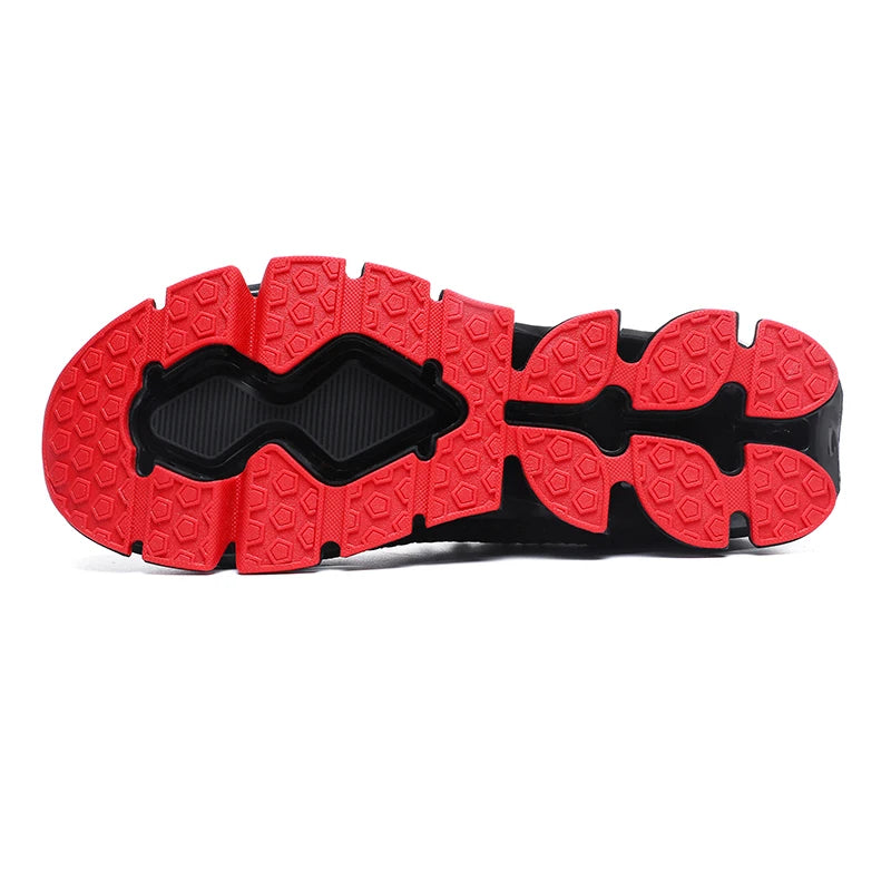 New Sports Casual Shoes Non-Slip Teenagers Ultra-Light Shock-Absorbing Blade Running Shoes Men High Rebound Fashionable Shoes